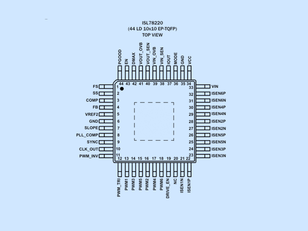 【代理現貨】ISL78220：高效率6相升壓控制器，專為汽車與高功率應用優化